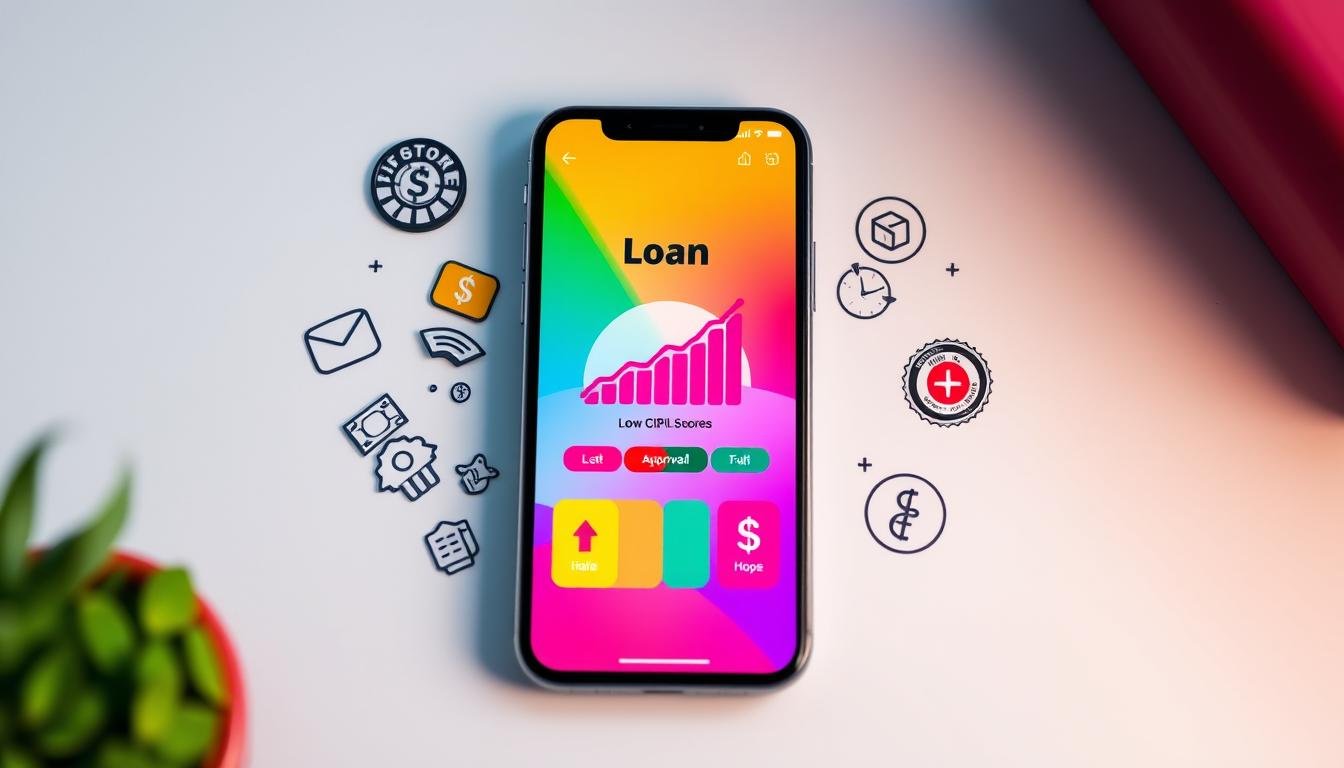 low CIBIL score loan apps