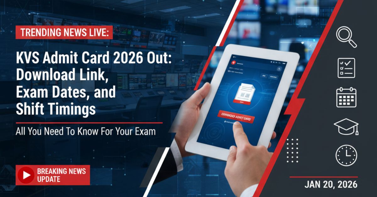 KVS Admit Card 2026 Out