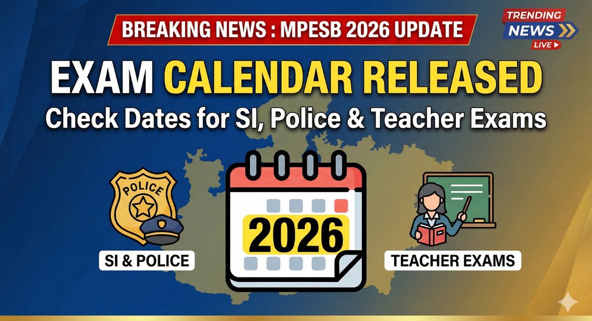 MPESB Exam Calendar 2026