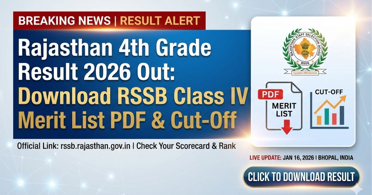 Rajasthan 4th Grade Result